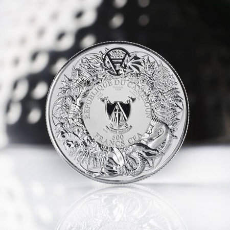 Moneta srebrna z serii Bestie Słowiańskie: RUSAŁKA 2 oz (48h)