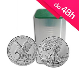 20 x moneta srebrna Amerykański Orzeł 1 oz (48h)