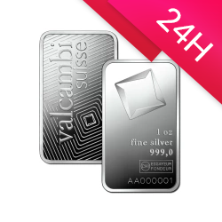 5 x sztabka srebra losowa 1 oz (24h)
