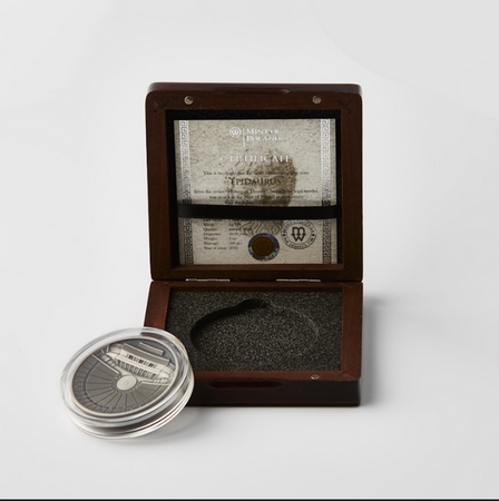 Moneta srebrna 7$ EPIDAUROS, TEATR GRECKI - HISTORIA TEATRU (48h)