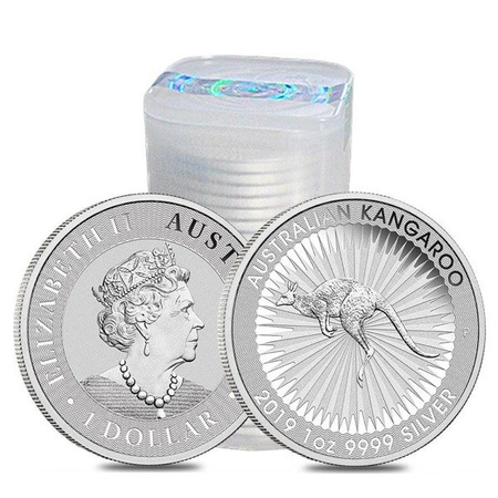 25 x srebrna moneta Australijski Kangur 1 oz (48h)