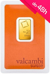 Sztabka złota CertiCard 2,5 g (48h)