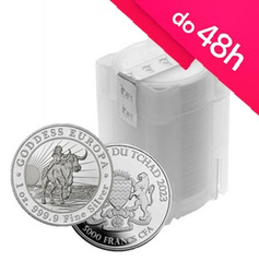 20 x moneta srebrna Goddess Europa (Bogini Europa) 1 oz (48h)