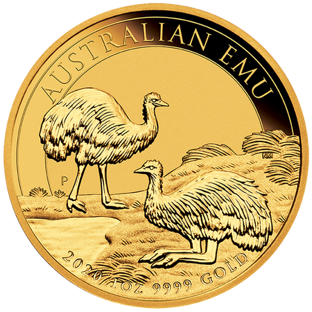 Złota moneta Australijski Emu 2020 1 oz (24h)