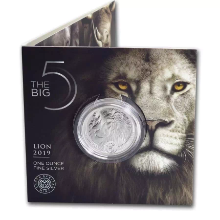Srebrna Moneta Big Five III: Lion 2019 1 oz (24h)