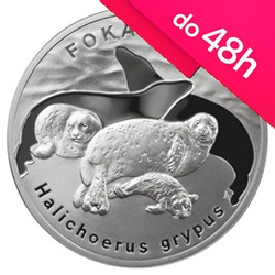 Moneta srebrna 20 zł - FOKA SZARA - 2007 (48h)