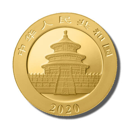 Moneta złota Chińska Panda 3 g (48h)