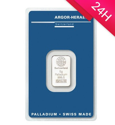 Sztabka palladu 5 g LBMA (24h)