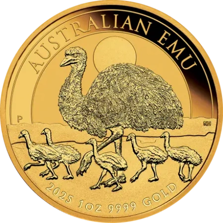 Moneta złota Australijski Emu 1oz 2025