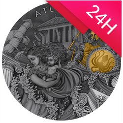 Srebrna moneta 5$ ATLANTYDA - LEGENDARNE KRAINY