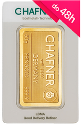 Sztabka złota CertiCard 50 g (48h) 