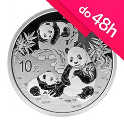 Moneta srebrna Panda Chińska 30 g (48h)