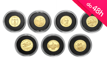 Moneta złota losowa 1/20 oz (48h)