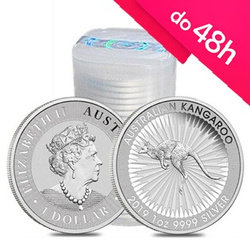 25 x srebrna moneta Australijski Kangur 1 oz (48h)