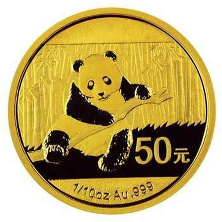 Moneta złota Chińska Panda 1/10 oz (48h)