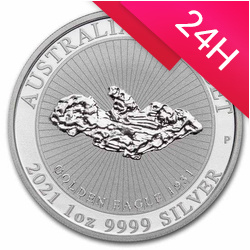 Srebrna moneta Australian Nugget: 2021 1 oz (24h)