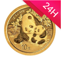 Złota moneta Chińska Panda 2024 1 g (24h)