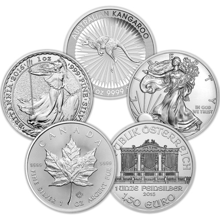10 x moneta srebrna 1oz LBMA (24h)