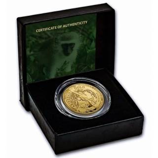 Moneta złota z serii Barbados Caribbean: Green Monkey 2023 1oz (24h)