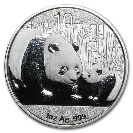 Srebrna moneta Chińska Panda 2011 1 oz (24h) 