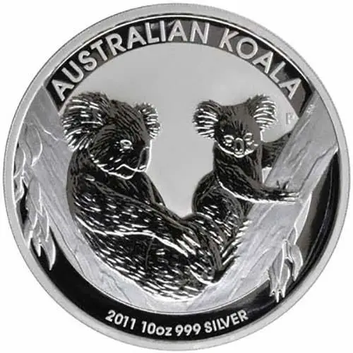 Srebrna moneta Koala 2011 10oz (24h)