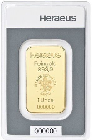 Sztabka złota CertiCard 1 oz