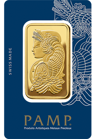 Sztabka złota PAMP 100 g 