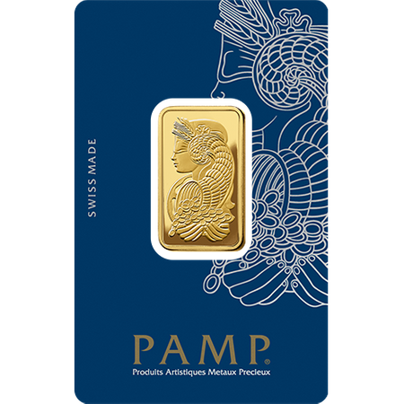 Sztabki złota PAMP 20g (24h)