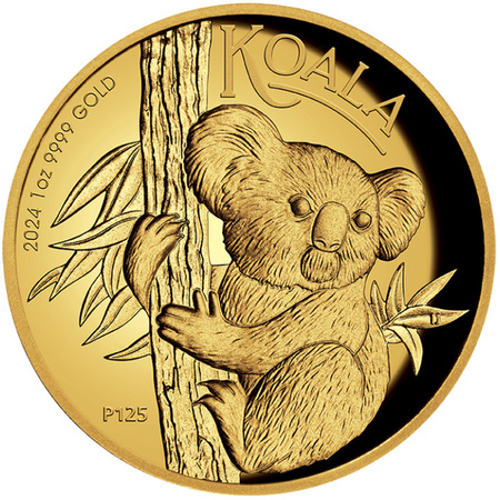 Złota Moneta 1/25 oz z serii NAJMNIEJSZE MONETY ŚWIATA - Australia. 5 dolarów 2008 KOALA