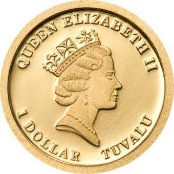 Złota Moneta 1/25 oz z serii NAJMNIEJSZE MONETY ŚWIATA - Tuvalu - Marine Life