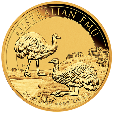 Złota moneta Australijski Emu 2020 1oz (24h)