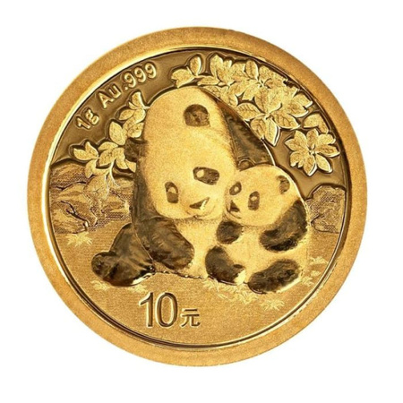 Złota moneta Chińska Panda 2024 1 g (24h)