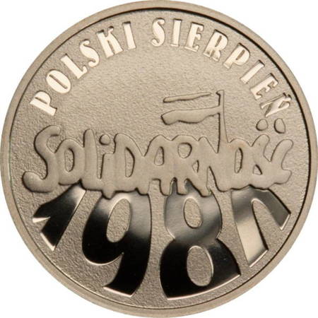 Złota moneta NBP Polski Sierpień Solidarność 1980 r. 30 zł 2010 1.7 g (24h)