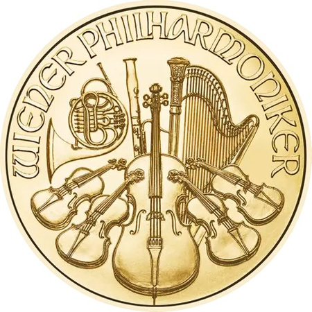 Złota moneta Wiedeński Filharmonik 2023 1 oz (24h) 