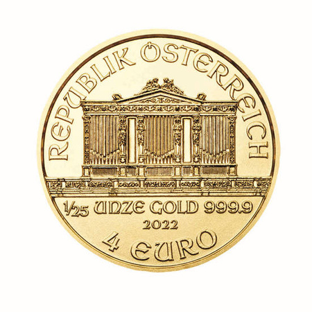 moneta złota Wiedeński Filharmonik 1/25oz  (24)
