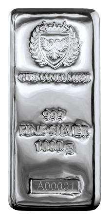 sztabka srebra 1kg Germania Mint (24h)