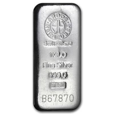 sztabka srebra 1kg LBMA (24h)